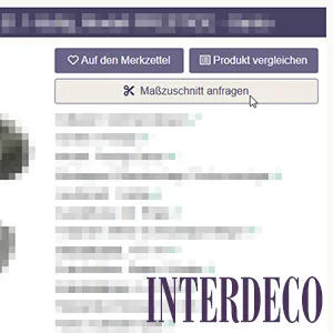 Masszuschnitt anfragen