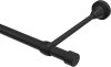 10153724-1028 Gardinenstange Metall 16 mm Ø PRIMUS - Lucan Schwarz (ohne Ringe)