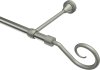 10154024-103934 Gardinenstange Metall 16 mm Ø PRIMUS - Allegra Edelstahl-Optik / Chrom matt (ohne Ringe)