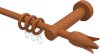 10160311-1022 Gardinenstange Holz 16 mm Ø ADRIAN - Flower Kirschbaum lackiert