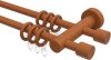 10162012-1022 Gardinenstange Holz 16 mm Ø 2-läufig ADRIAN - Pin Kirschbaum lackiert