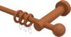 10162111-1022 Gardinenstange Holz 16 mm Ø ADRIAN - Geo Kirschbaum lackiert