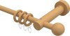10162111-1030 Gardinenstange Holz 16 mm Ø ADRIAN - Geo Buche lackiert