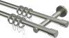 10162303-1040 Gardinenstange Edelstahl 16 mm Ø 2-läufig MEDIUM - Casa