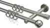 10162703-1040 Gardinenstange Edelstahl 16 mm Ø 2-läufig MEDIUM - Puros