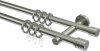 10163518-1040 Gardinenstange Edelstahl 16 mm Ø 2-läufig ENORMA - Selma