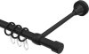 10163724-1028 Gardinenstange Metall 16 mm Ø PRIMUS - Lucan Schwarz