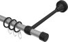 10163724-103328 Gardinenstange Metall 16 mm Ø PRIMUS - Lucan Silbergrau / Schwarz