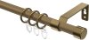 10163727-105195 Gardinenstange Metall 16 mm Ø OLYMP - Lucan Gold matt / Messing Antik
