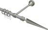 10163924-103334 Gardinenstange Metall 16 mm Ø PRIMUS - Lorenzo Silbergrau / Chrom matt