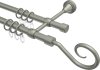 10164025-1034 Gardinenstange Metall 16 mm Ø 2-läufig PRIMUS - Allegra Chrom matt