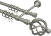 10164225-1034 Gardinenstange Metall 16 mm Ø 2-läufig PRIMUS - Paolo Chrom matt