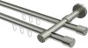 10172316-1039 Innenlauf Gardinenstange Edelstahl-Optik 16 mm Ø 2-läufig SINUX - Casa