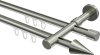 10172616-1039 Innenlauf Gardinenstange Edelstahl-Optik 16 mm Ø 2-läufig SINUX - Scarano