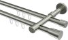 10172916-1039 Innenlauf Gardinenstange Edelstahl-Optik 16 mm Ø 2-läufig SINUX - Carelli