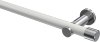 10193111-103212 Gardinenstange Metall 20 mm Ø PLATON - Santo Weiß / Chrom (ohne Ringe)