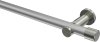 10193111-XX3339 Gardinenstange Metall 20 mm Ø PLATON - Santo Silbergrau / Edelstahl-Optik (ohne Ringe)