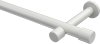10193125-1032 Gardinenstange Metall 20 mm Ø PRESTIGE - Santo Weiß (ohne Ringe)