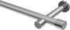 10193125-XX3312 Gardinenstange Metall 20 mm Ø PRESTIGE - Santo Silbergrau / Chrom (ohne Ringe)
