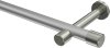 10193125-XX3339 Gardinenstange Metall 20 mm Ø PRESTIGE - Santo Silbergrau / Edelstahl-Optik (ohne Ringe)