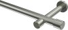 10193125-1039 Gardinenstange Edelstahl-Optik 20 mm Ø PRESTIGE - Santo (ohne Ringe)