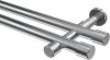 10193126-XX12 Gardinenstange Metall 20 mm Ø 2-läufig PRESTIGE - Santo Chrom (ohne Ringe)