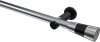 10193311-XX1229 Gardinenstange Metall 20 mm Ø PLATON - Tanara Chrom / Schwarz (ohne Ringe)