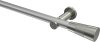 10193311-XX3339 Gardinenstange Metall 20 mm Ø PLATON - Tanara Silbergrau / Edelstahl-Optik (ohne Ringe)