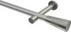 10193325-103339 Gardinenstange Metall 20 mm Ø PRESTIGE - Tanara Silbergrau / Edelstahl-Optik (ohne Ringe)