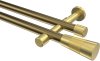 10193326-XX9538 Gardinenstange Metall 20 mm Ø 2-läufig PRESTIGE - Tanara Messing Antik / Messing-Optik (ohne Ringe)