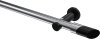 10193411-XX1229 Gardinenstange Metall 20 mm Ø PLATON - Verano Chrom / Schwarz (ohne Ringe)