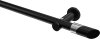 10193411-XX29 Gardinenstange Metall 20 mm Ø PLATON - Verano Schwarz (ohne Ringe)