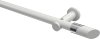 10193411-1032 Gardinenstange Metall 20 mm Ø PLATON - Verano Weiß (ohne Ringe)