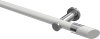 10193411-103212 Gardinenstange Metall 20 mm Ø PLATON - Verano Weiß / Chrom (ohne Ringe)