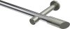 10193425-XX1239 Gardinenstange Metall 20 mm Ø PRESTIGE - Verano Chrom / Edelstahl-Optik (ohne Ringe)