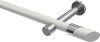 10193425-103212 Gardinenstange Metall 20 mm Ø PRESTIGE - Verano Weiß / Chrom (ohne Ringe)