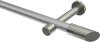 10193425-103339 Gardinenstange Metall 20 mm Ø PRESTIGE - Verano Silbergrau / Edelstahl-Optik (ohne Ringe)