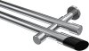 10193426-XX121229 Gardinenstange Metall 20 mm Ø 2-läufig PRESTIGE - Verano Chrom (ohne Ringe)