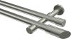 10193426-1039 Gardinenstange Edelstahl-Optik 20 mm Ø 2-läufig PRESTIGE - Verano (ohne Ringe)