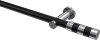 10193511-102912 Gardinenstange Metall 20 mm Ø PLATON - Mavell Schwarz / Chrom (ohne Ringe)