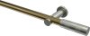 10193511-XX9539 Gardinenstange Metall 20 mm Ø PLATON - Mavell Messing Antik / Edelstahl-Optik (ohne Ringe)