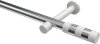 10193525-101232 Gardinenstange Metall 20 mm Ø PRESTIGE - Mavell Chrom / Weiß (ohne Ringe)