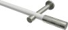 10193525-103239 Gardinenstange Metall 20 mm Ø PRESTIGE - Mavell Weiß / Edelstahl-Optik (ohne Ringe)