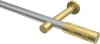 10193525-XX3338 Gardinenstange Metall 20 mm Ø PRESTIGE - Mavell Silbergrau / Messing-Optik (ohne Ringe)