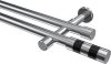 10193526-10121229 Gardinenstange Metall 20 mm Ø 2-läufig PRESTIGE - Mavell Chrom (ohne Ringe)