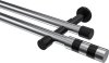 10193526-XX1229 Gardinenstange Metall 20 mm Ø 2-läufig PRESTIGE - Mavell Chrom / Schwarz (ohne Ringe)