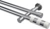 10193526-XX123212 Gardinenstange Metall 20 mm Ø 2-läufig PRESTIGE - Mavell Chrom (ohne Ringe)
