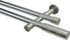10193526-XX1239 Gardinenstange Metall 20 mm Ø 2-läufig PRESTIGE - Mavell Chrom / Edelstahl-Optik (ohne Ringe)
