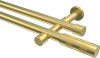 10193526-XX38 Gardinenstange Messing-Optik 20 mm Ø 2-läufig PRESTIGE - Mavell (ohne Ringe)