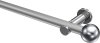 10193611-XX3312 Gardinenstange Metall 20 mm Ø PLATON - Luino Silbergrau / Chrom (ohne Ringe)